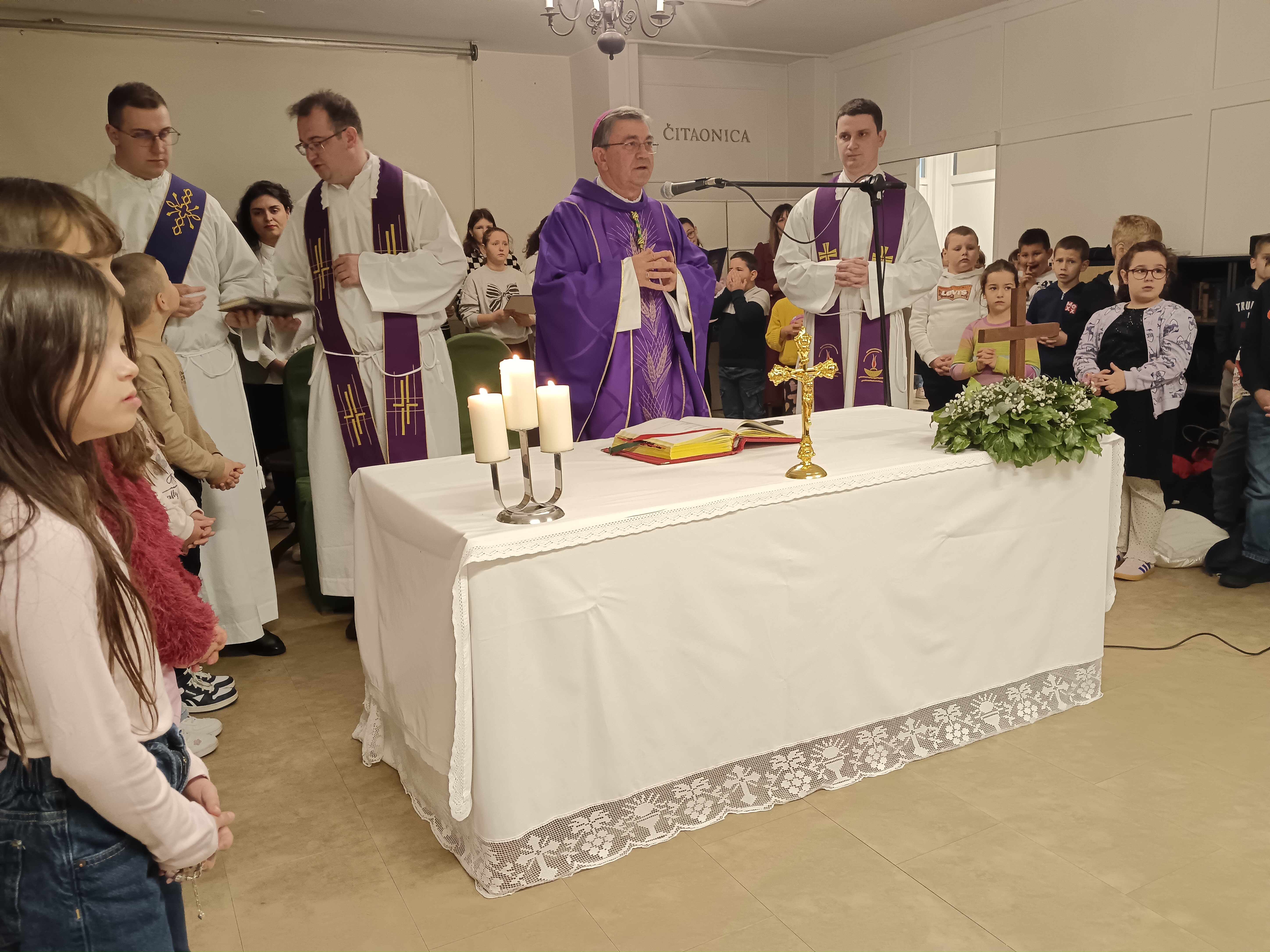 POSJET BISKUPA MARTINOVIĆA POVODOM BLAGDANA USKRSA